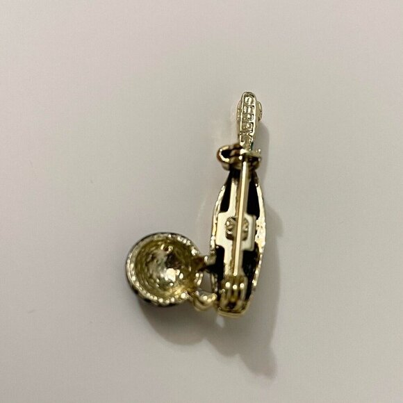 Vintage Gerrys Set of 2 Bowling Pin and Ball Brooch Pin Flaws - Picture 15 of 16